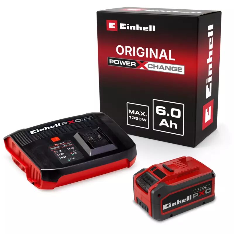 Einhell PXC-Starter-Kit 18V 4-6Ah & 6A Boostcharger