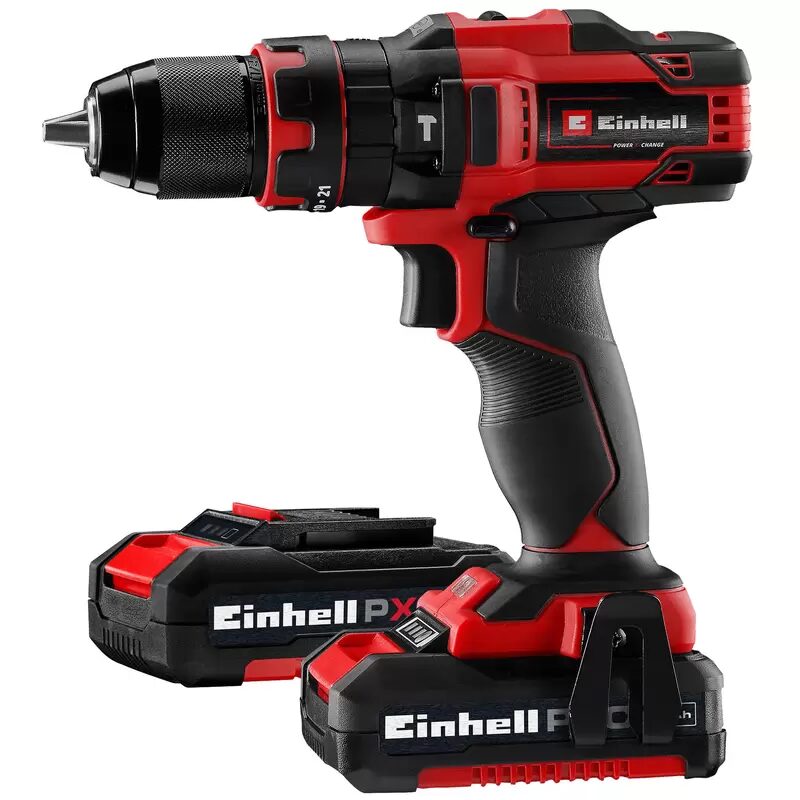 Einhell Akku-Schlagbohrschrauber TE-CD 18/40 Li-i +64 (2x2,0Ah)