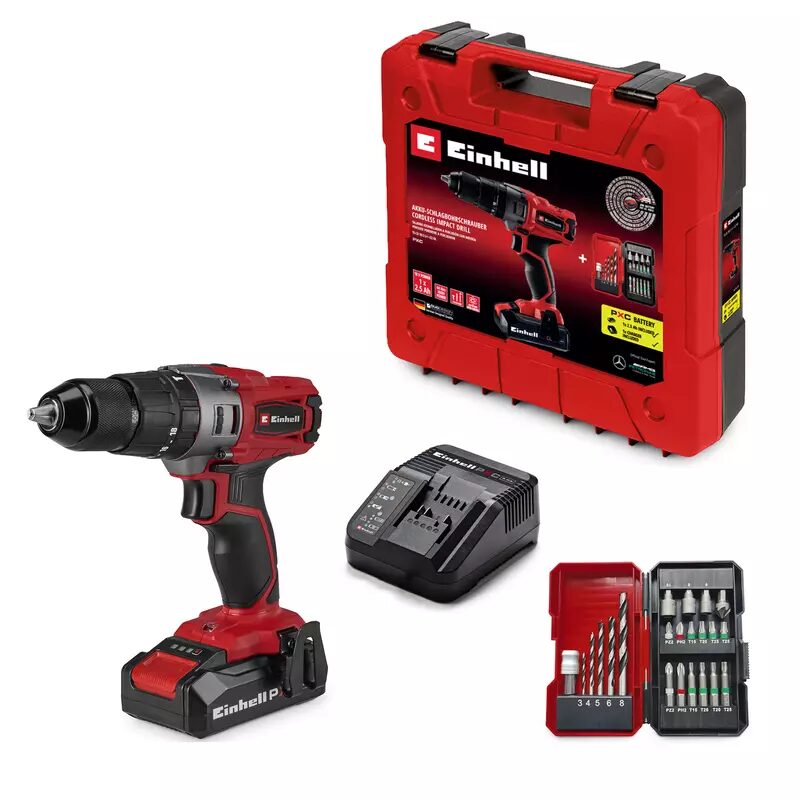Einhell Akku-Schlagbohrschrauber TE-CD 18/2 Li-i +22 (1x2,5 Ah)