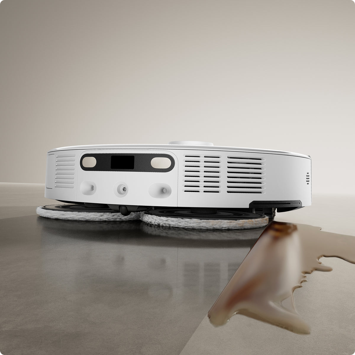 MOVA P70 Pro Ultra – rotating mop pads with 12 N contact pressure at 260 rpm