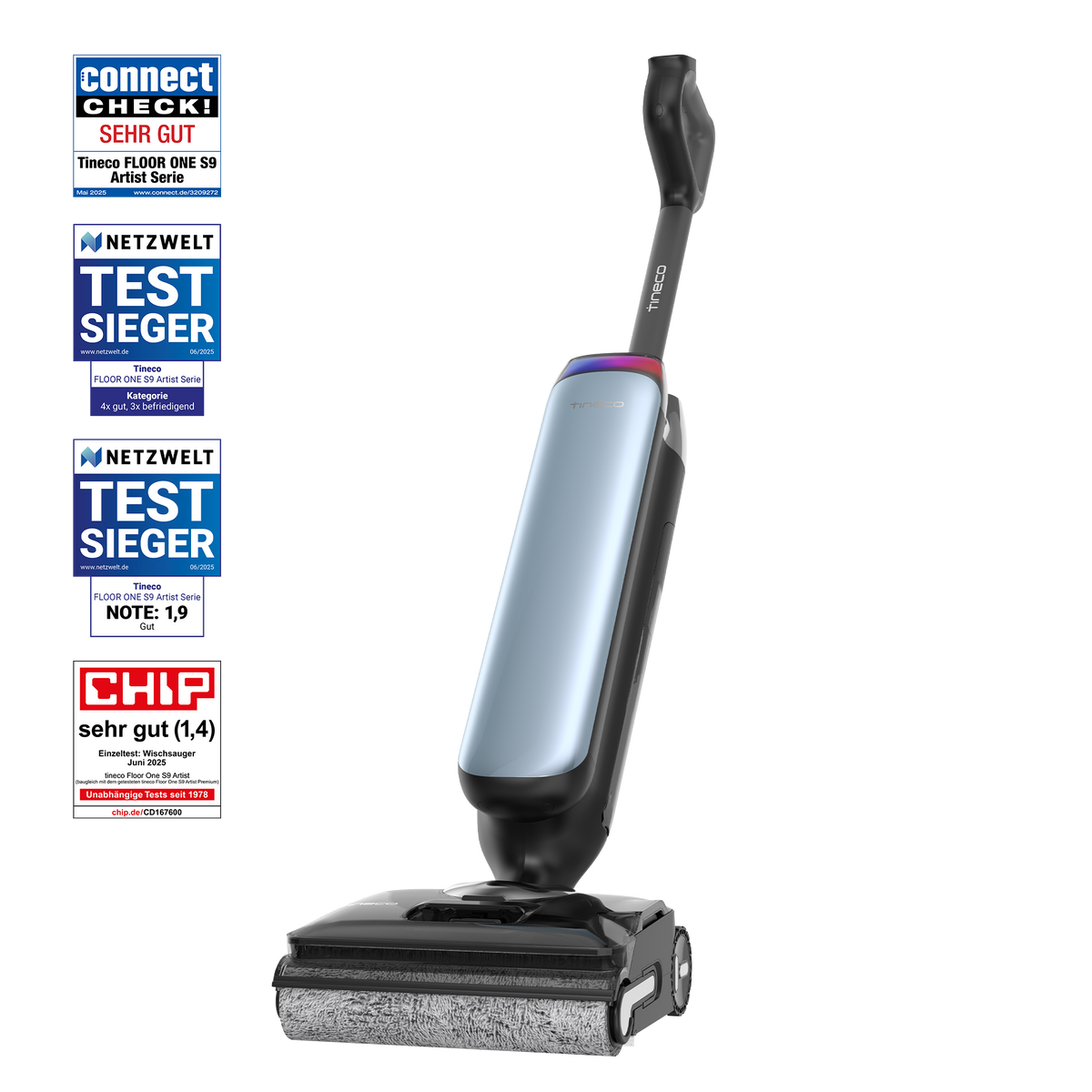 Tineco Floor One S9 Artist Flaggschiff Nass- und Trockensauger im Einsatz